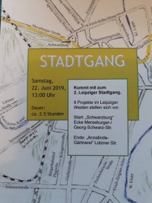 2. Leipziger Stadtgang. Alternative Stadtrundgnge: Quartiersakteure finden, Nachbarschaften strken | 